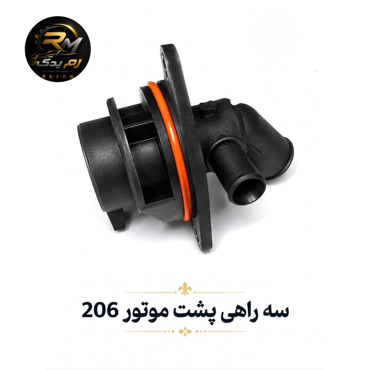 سه راهی پشت موتور ۲۰۶ مشکی و سبز
